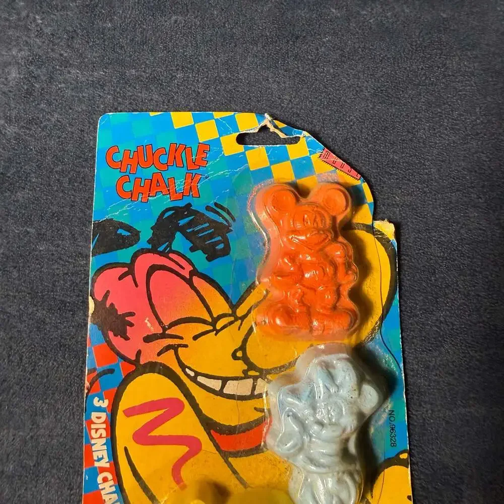 Vintage 1992 Pentech Chuckle Chalk 3 Disney Sidewalk Chalk Set